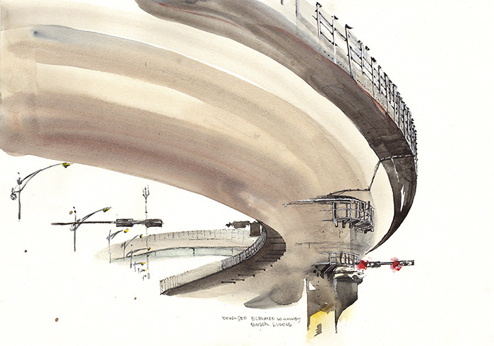 Korean Artist Watercolors Cities She Visits Korean Artist Watercolors Cities She Visits