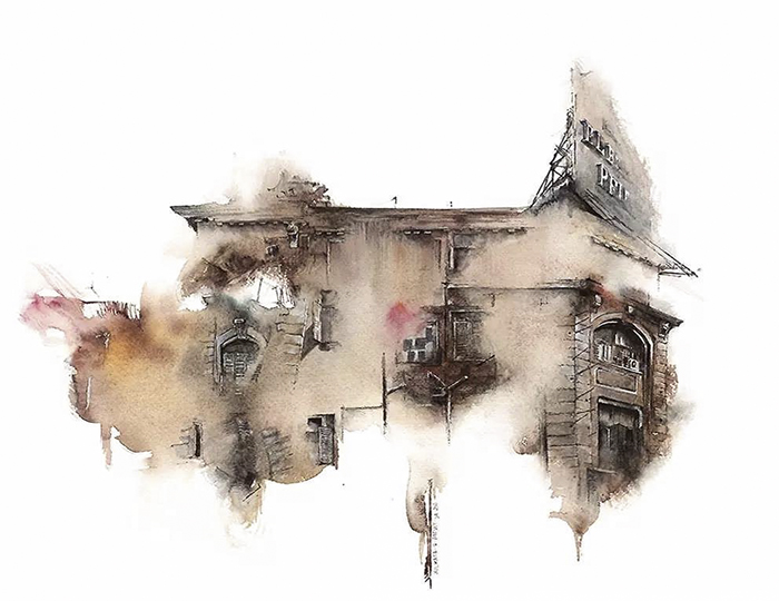 Korean Artist Watercolors Cities She Visits Korean Artist Watercolors Cities She Visits