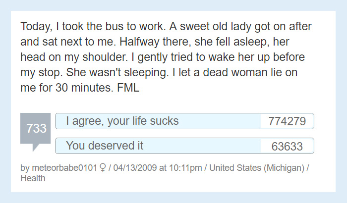 People Share Their Worst ‘F*ck My Life’ Moments And They’re So Sad It’s Funny People Share Their Worst ‘F*ck My Life’ Moments And They’re So Sad It’s Funny