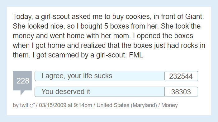 People Share Their Worst ‘F*ck My Life’ Moments And They’re So Sad It’s Funny People Share Their Worst ‘F*ck My Life’ Moments And They’re So Sad It’s Funny