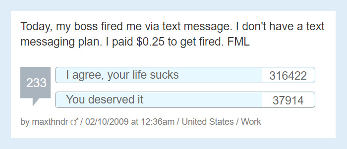 People Share Their Worst ‘F*ck My Life’ Moments And They’re So Sad It’s Funny People Share Their Worst ‘F*ck My Life’ Moments And They’re So Sad It’s Funny