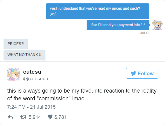 97 People Who Think They Can Pay Artists In “Exposure” 97 People Who Think They Can Pay Artists In “Exposure”