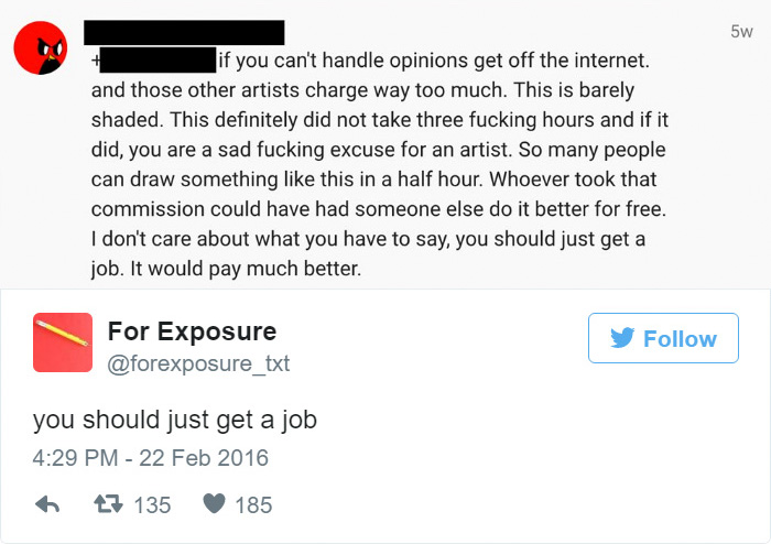 97 People Who Think They Can Pay Artists In “Exposure” 97 People Who Think They Can Pay Artists In “Exposure”