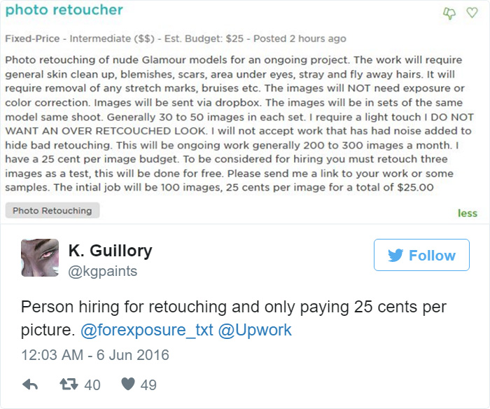 97 People Who Think They Can Pay Artists In “Exposure” 97 People Who Think They Can Pay Artists In “Exposure”