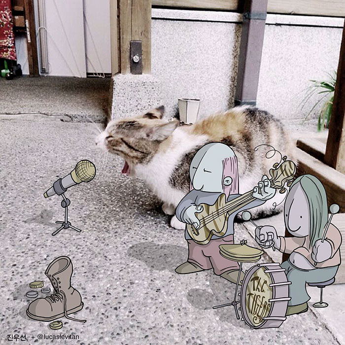 Illustrator Adds Funny Cartoons To Strangers’ Instagram Photos (Part 3) Illustrator Adds Funny Cartoons To Strangers’ Instagram Photos (Part 3)