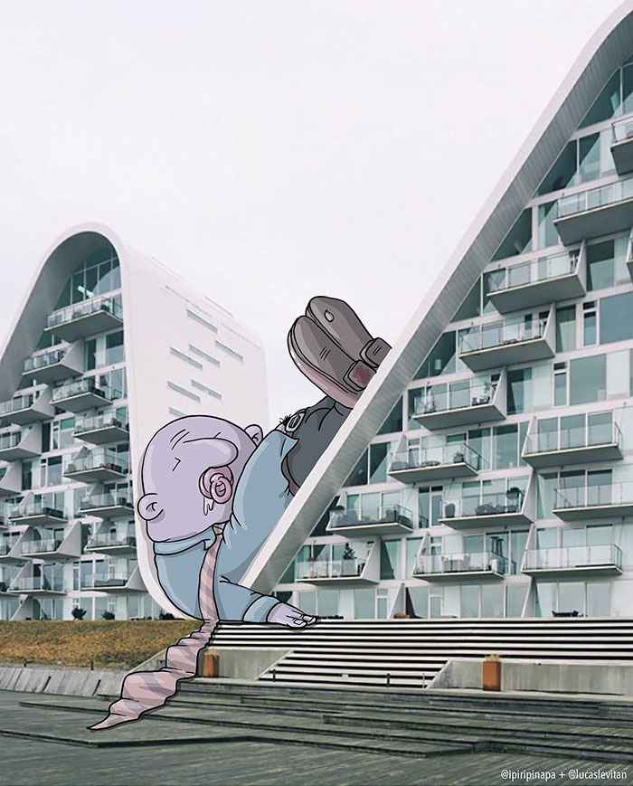 Illustrator Adds Funny Cartoons To Strangers’ Instagram Photos (Part 3) Illustrator Adds Funny Cartoons To Strangers’ Instagram Photos (Part 3)