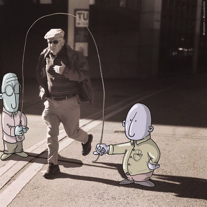 Illustrator Adds Funny Cartoons To Strangers’ Instagram Photos (Part 3) Illustrator Adds Funny Cartoons To Strangers’ Instagram Photos (Part 3)