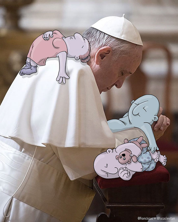 Illustrator Adds Funny Cartoons To Strangers’ Instagram Photos (Part 3) Illustrator Adds Funny Cartoons To Strangers’ Instagram Photos (Part 3)