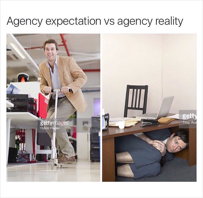 What’s It Like To Work At Ad Agency Hilariously Explained With Stock Photos What’s It Like To Work At Ad Agency Hilariously Explained With Stock Photos