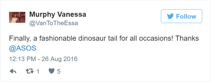 ASOS Started Selling Dinosaur Tail Strap Ons Because&#8230; Why Not?