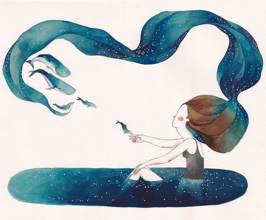 My Case Has 11 Different Watercolor Blues My Case Has 11 Different Watercolor Blues