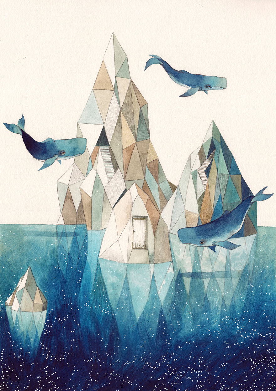 My Case Has 11 Different Watercolor Blues My Case Has 11 Different Watercolor Blues