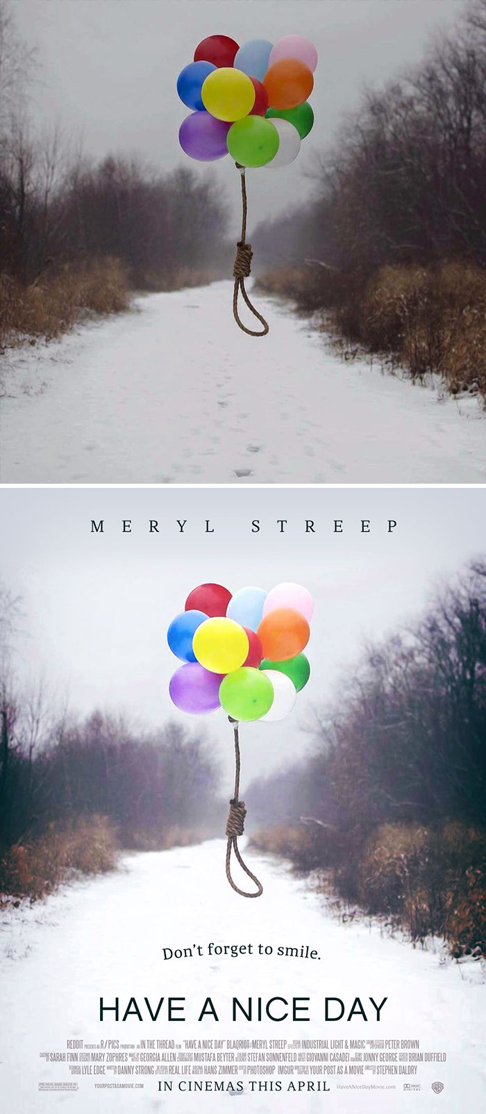 This Guy Is Turning Random People’s Photos Into Movie Posters (62 New Pics)