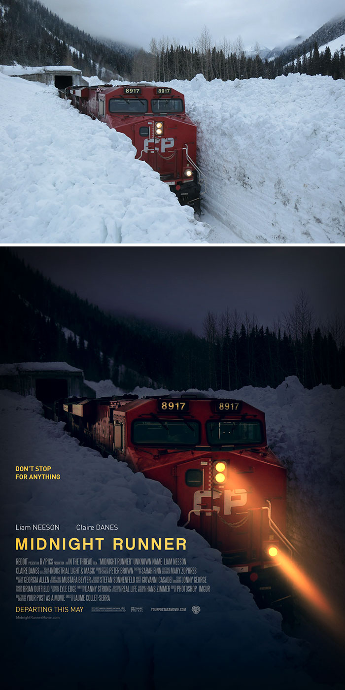 This Guy Is Turning Random People’s Photos Into Movie Posters (62 New Pics)