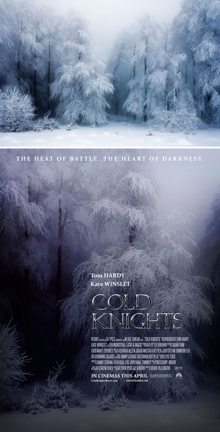 This Guy Is Turning Random People’s Photos Into Movie Posters (62 New Pics)