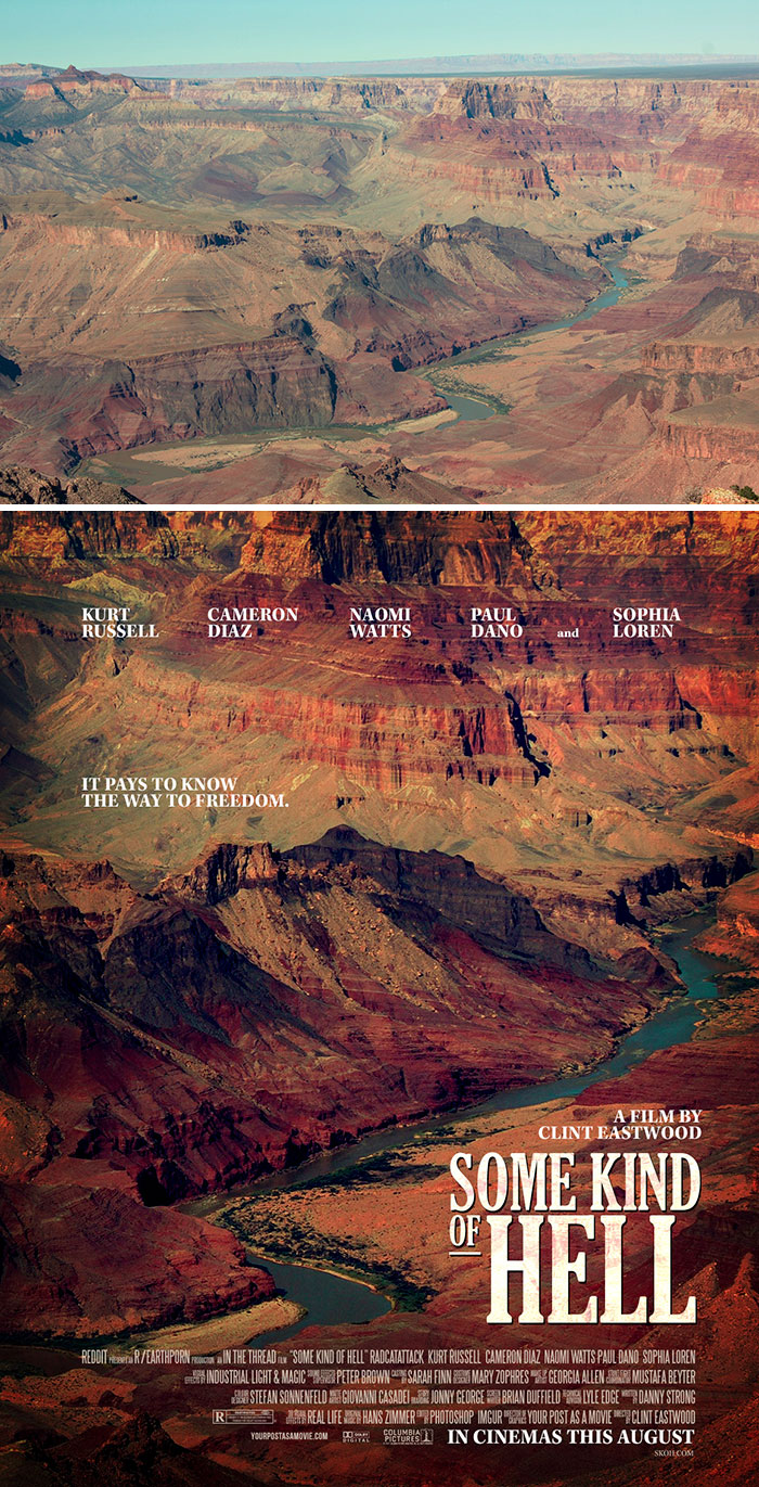 This Guy Is Turning Random People’s Photos Into Movie Posters (62 New Pics)