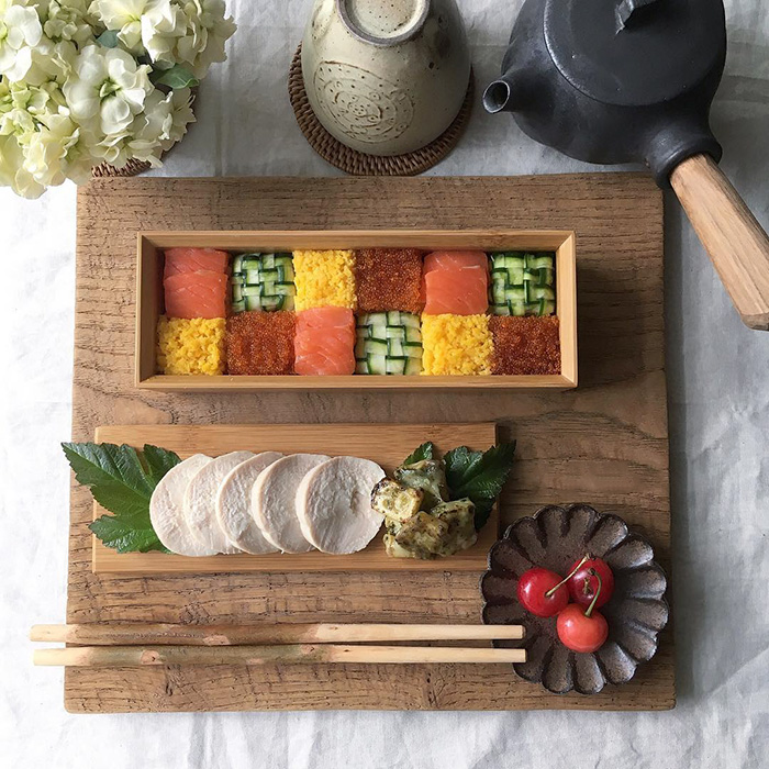 ‘Mosaic Sushi’ Trend From Japan Turns Lunch Into Edible Works Of Art ‘Mosaic Sushi’ Trend From Japan Turns Lunch Into Edible Works Of Art