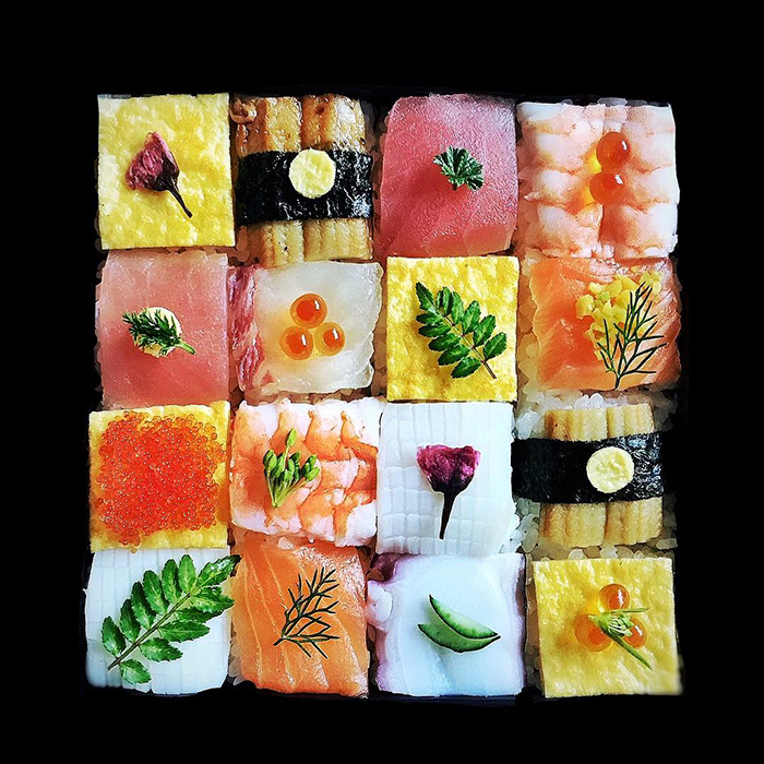 ‘Mosaic Sushi’ Trend From Japan Turns Lunch Into Edible Works Of Art ‘Mosaic Sushi’ Trend From Japan Turns Lunch Into Edible Works Of Art