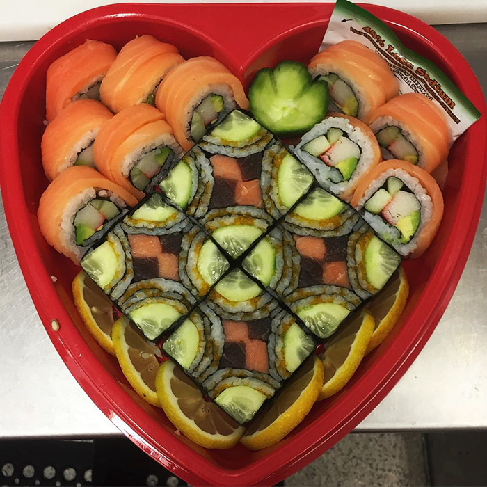 ‘Mosaic Sushi’ Trend From Japan Turns Lunch Into Edible Works Of Art ‘Mosaic Sushi’ Trend From Japan Turns Lunch Into Edible Works Of Art