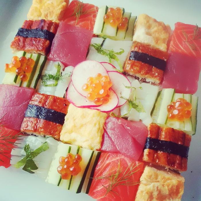 ‘Mosaic Sushi’ Trend From Japan Turns Lunch Into Edible Works Of Art ‘Mosaic Sushi’ Trend From Japan Turns Lunch Into Edible Works Of Art