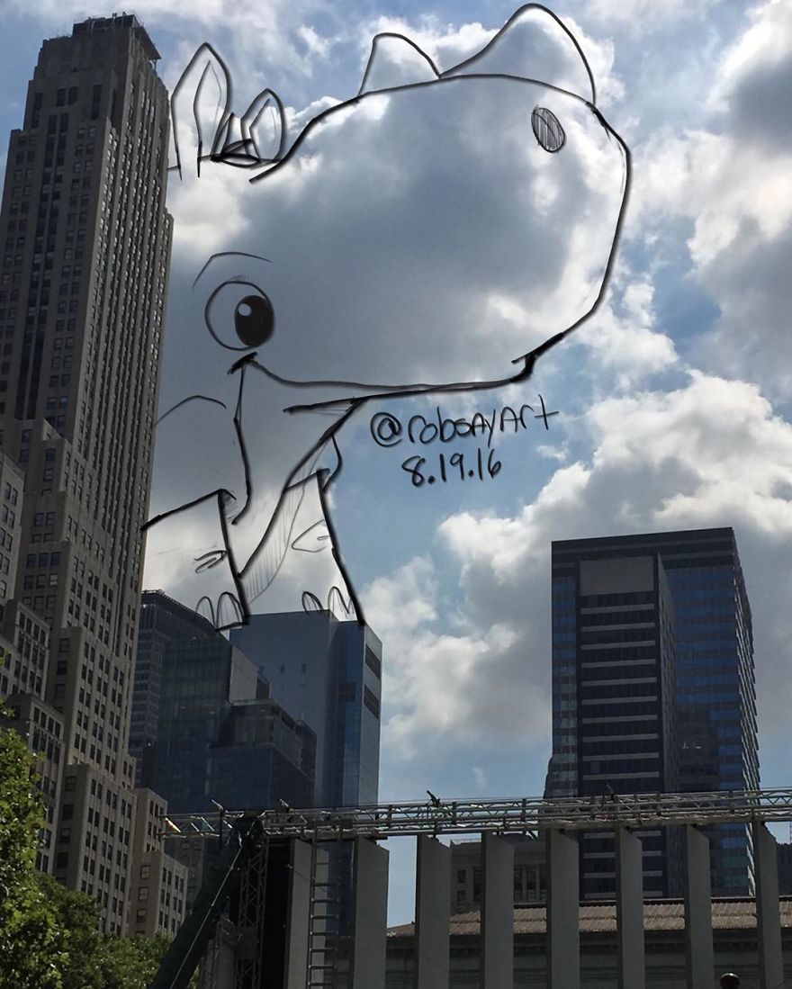 I Use Clouds To Perform Shape Studies As Daily Warmups For My Illustrations &#038; Character Designs