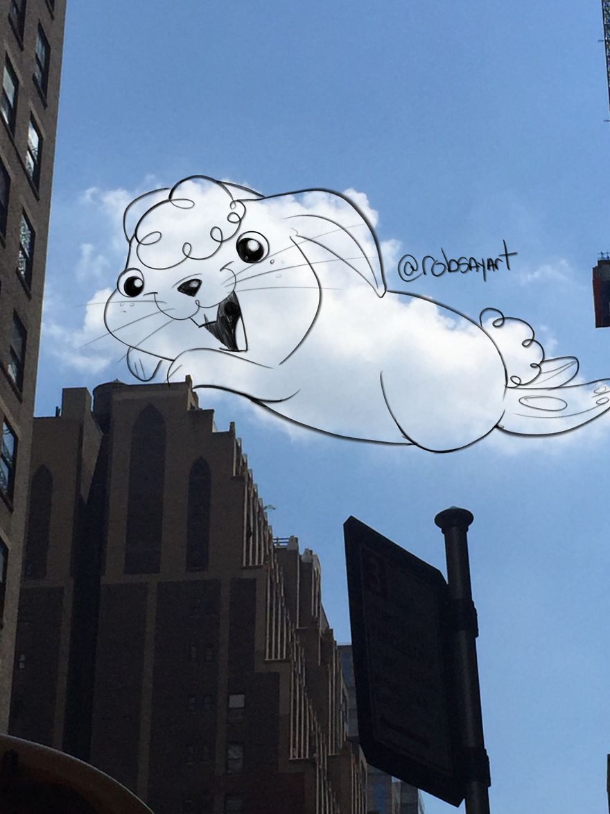 I Use Clouds To Perform Shape Studies As Daily Warmups For My Illustrations &#038; Character Designs