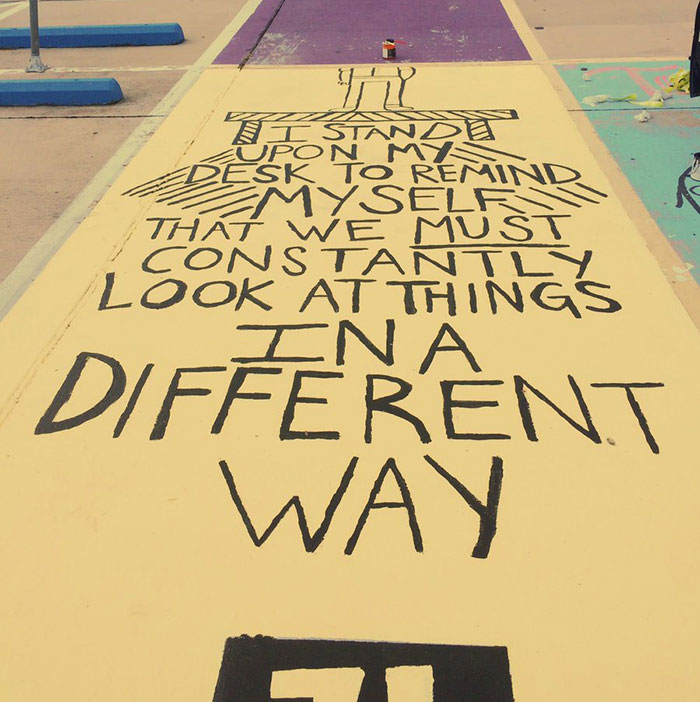 High School Seniors Paint Their Parking Spots And Their Art Goes Viral On Twitter