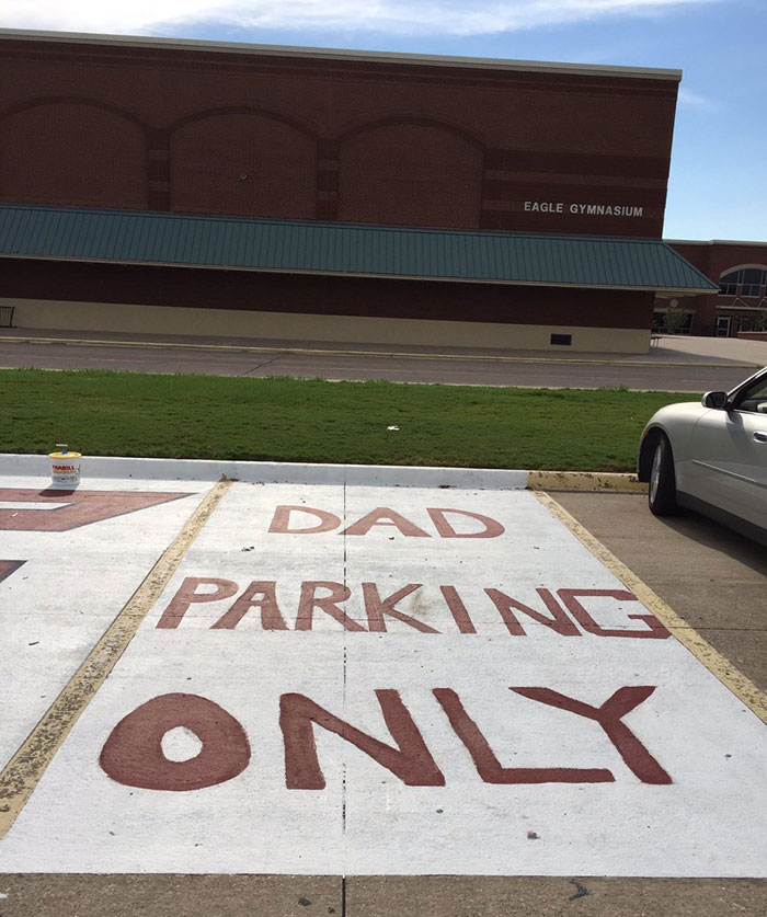 High School Seniors Paint Their Parking Spots And Their Art Goes Viral On Twitter