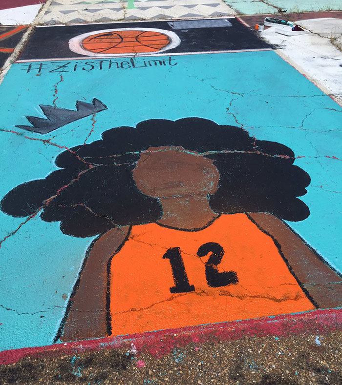 High School Seniors Paint Their Parking Spots And Their Art Goes Viral On Twitter