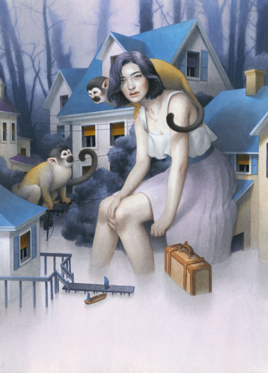 The Flooded Hour: My Newest Painting Series That Explore Therapeutic Imagery The Flooded Hour: My Newest Painting Series That Explore Therapeutic Imagery