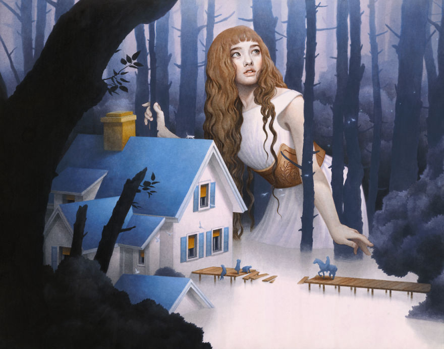 The Flooded Hour: My Newest Painting Series That Explore Therapeutic Imagery The Flooded Hour: My Newest Painting Series That Explore Therapeutic Imagery