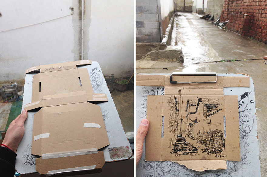 I Draw On Trash I Find In The Streets And Leave It For People To Find I Draw On Trash I Find In The Streets And Leave It For People To Find