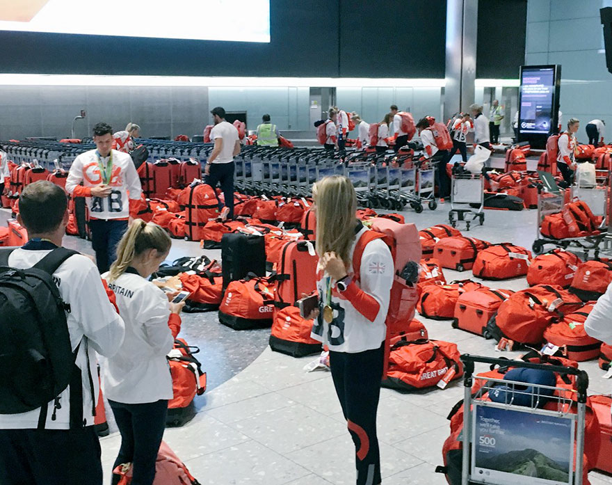 British Olympic Athletes All Have The Same Bag And Nobody Knows Whose Is Whose British Olympic Athletes All Have The Same Bag And Nobody Knows Whose Is Whose
