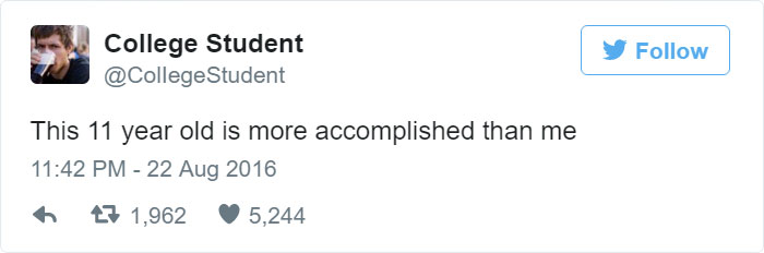 People Are Going Crazy About This 11-Year-Old In College Class People Are Going Crazy About This 11-Year-Old In College Class