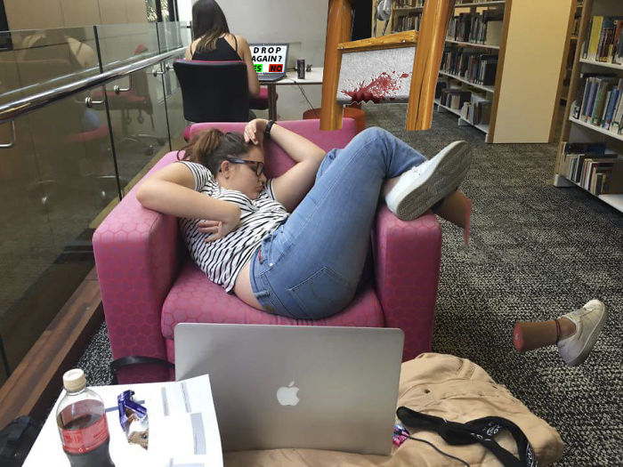 Girl Falls Asleep At Uni, And The Internet’s Response Is Wilder Than Her Dreams Girl Falls Asleep At Uni, And The Internet’s Response Is Wilder Than Her Dreams