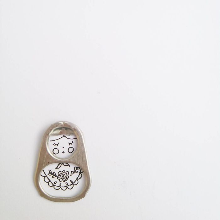 100 Days Of Tiny Things: I Find Small Objects Around Me And Turn Them Into Art 100 Days Of Tiny Things: I Find Small Objects Around Me And Turn Them Into Art