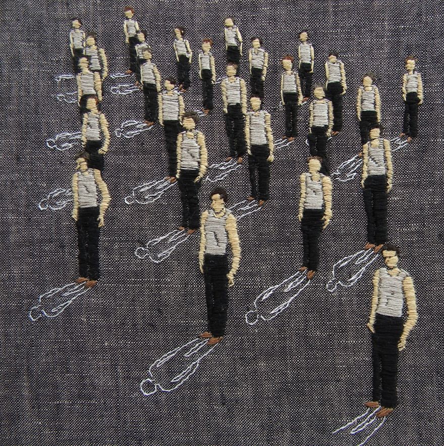 Embroidered &#8216;Psychological Landscapes&#8217; That Tell Stories In Thread