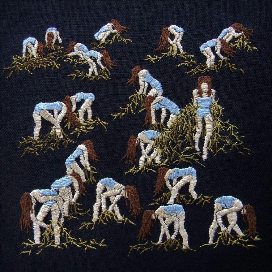 Embroidered &#8216;Psychological Landscapes&#8217; That Tell Stories In Thread