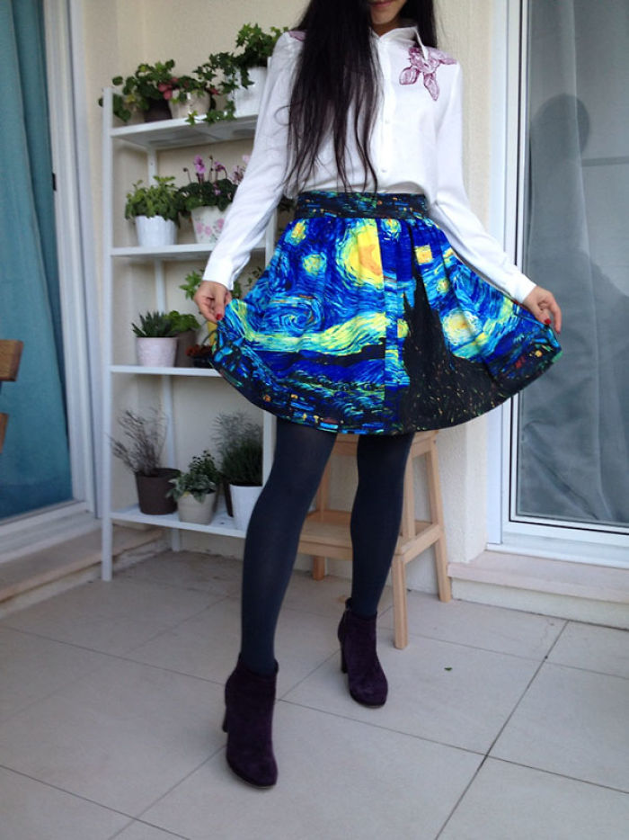 Fine Art Turned Into Clothes Lets You Wear Your Favorite Paintings Fine Art Turned Into Clothes Lets You Wear Your Favorite Paintings