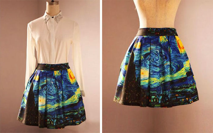 Fine Art Turned Into Clothes Lets You Wear Your Favorite Paintings Fine Art Turned Into Clothes Lets You Wear Your Favorite Paintings