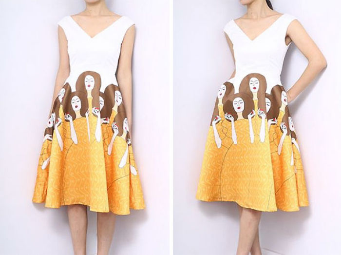 Fine Art Turned Into Clothes Lets You Wear Your Favorite Paintings Fine Art Turned Into Clothes Lets You Wear Your Favorite Paintings