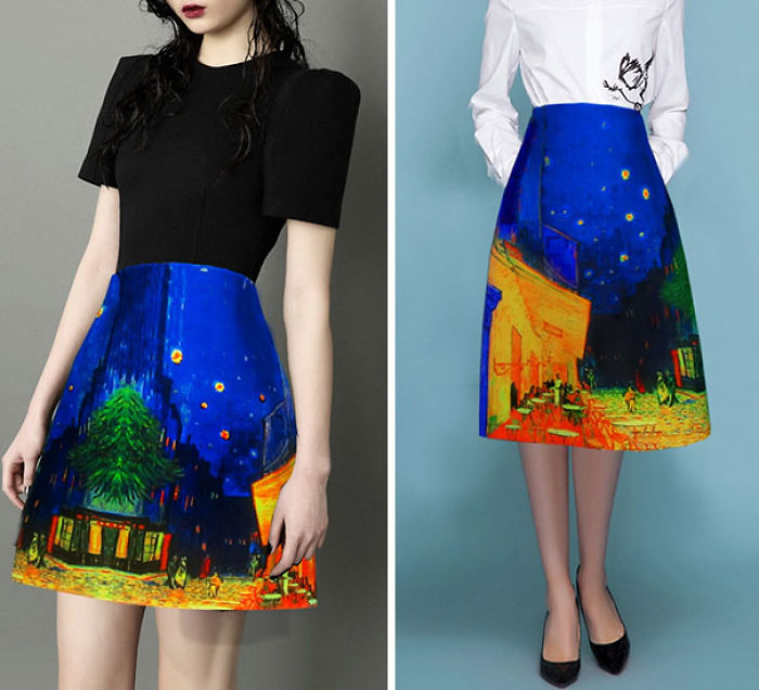 Fine Art Turned Into Clothes Lets You Wear Your Favorite Paintings Fine Art Turned Into Clothes Lets You Wear Your Favorite Paintings