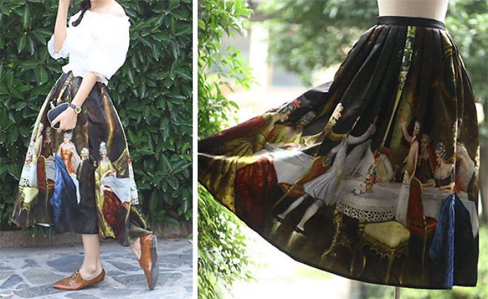 Fine Art Turned Into Clothes Lets You Wear Your Favorite Paintings Fine Art Turned Into Clothes Lets You Wear Your Favorite Paintings