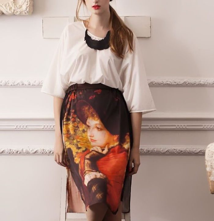 Fine Art Turned Into Clothes Lets You Wear Your Favorite Paintings Fine Art Turned Into Clothes Lets You Wear Your Favorite Paintings
