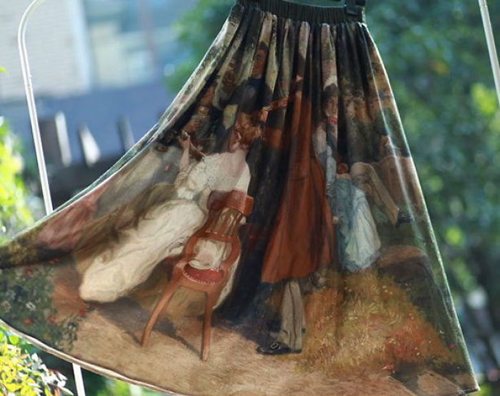 Fine Art Turned Into Clothes Lets You Wear Your Favorite Paintings Fine Art Turned Into Clothes Lets You Wear Your Favorite Paintings