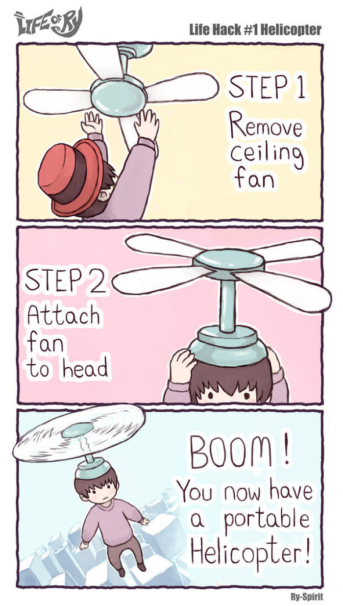 17 Simple Yet Clever Comics By Ry-Spirit