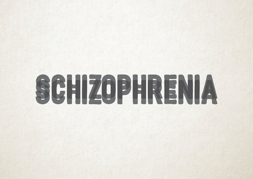 Mental Disorders As Typography