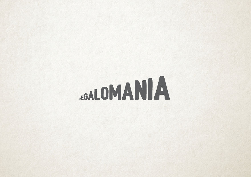 Mental Disorders As Typography