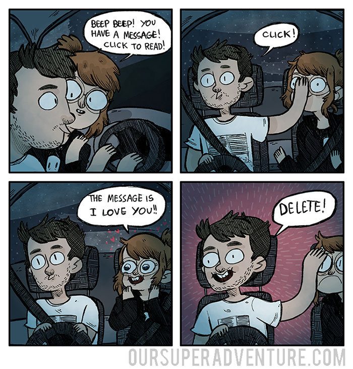 Artist Illustrates Everyday Life With Her Boyfriend, Shows That Love Is In The Small Things