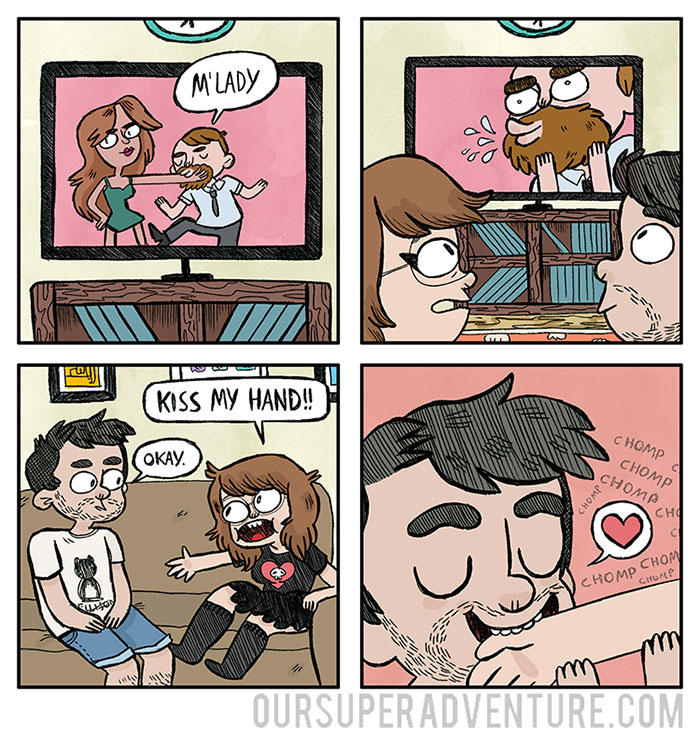 Artist Illustrates Everyday Life With Her Boyfriend, Shows That Love Is In The Small Things